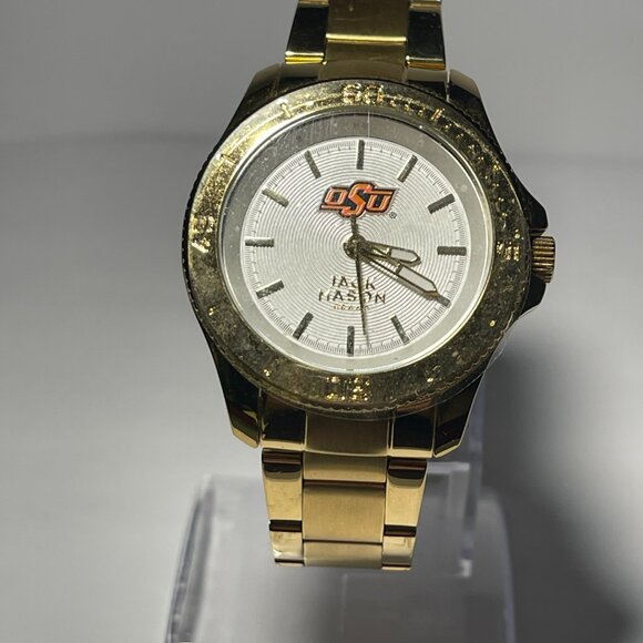 Oklahoma State Cowboys OFFICIAL NCAA Stainless-Steel Watch by Jack Mason NEW main image 8